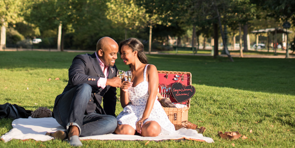 Brandon’s Romantic Surprise Proposal and Picnic for Portia